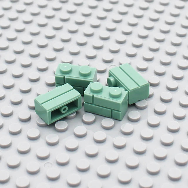 600pcs Bricks Parts DIY 98283 1x2 Checkered Brick Wall Brick Parts Compatible Educational Building Blocks Parts Toys
