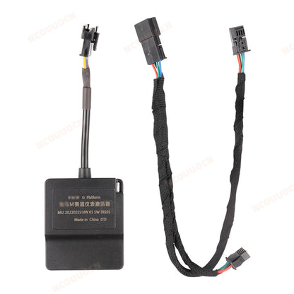 For BMW M Track Emulator BDC3 Code Sports Mode Dashboard Theme ID7 Instrument Universal Module G Series 2 3 4 5 6 7 8 X3 4 5 6 7