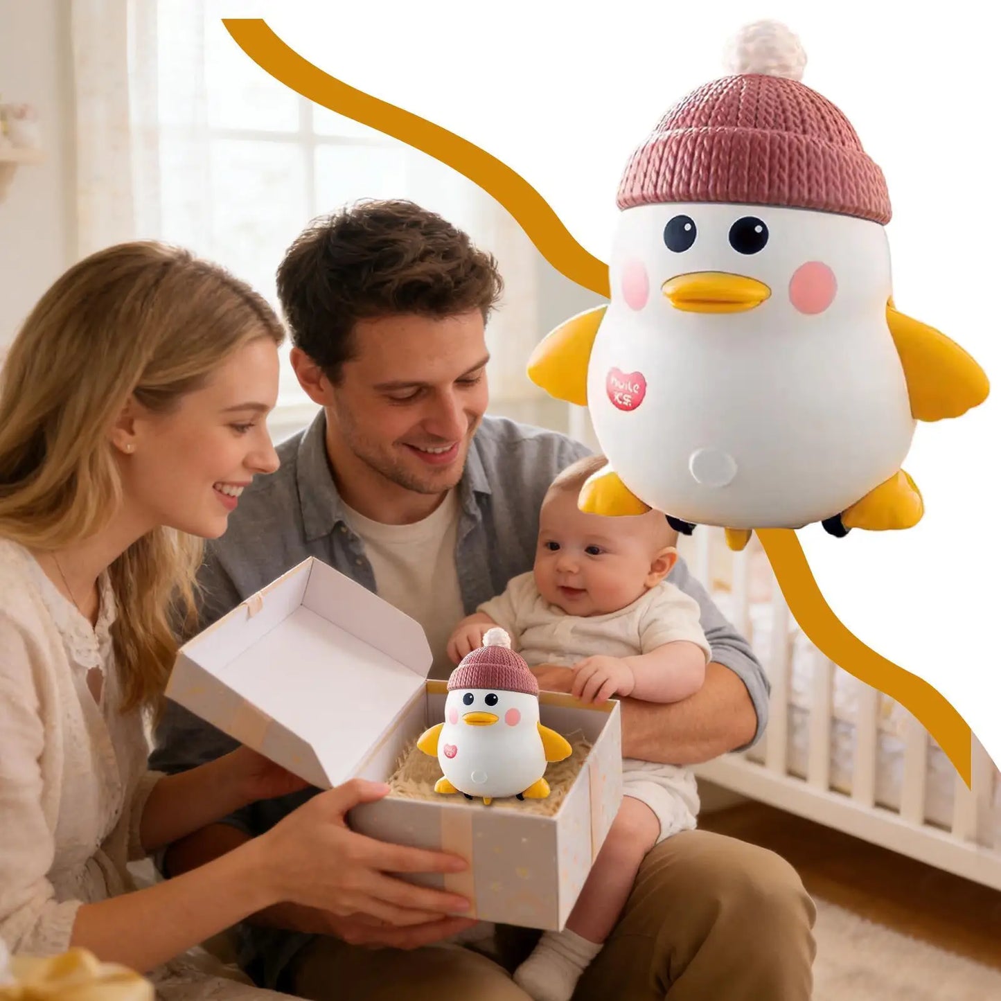 Dancing Toy Dancing Musical Duck Learning Games Kids Crawling Toys With Sound For Kids Girls Boys Indoor Home Preschool Playroom