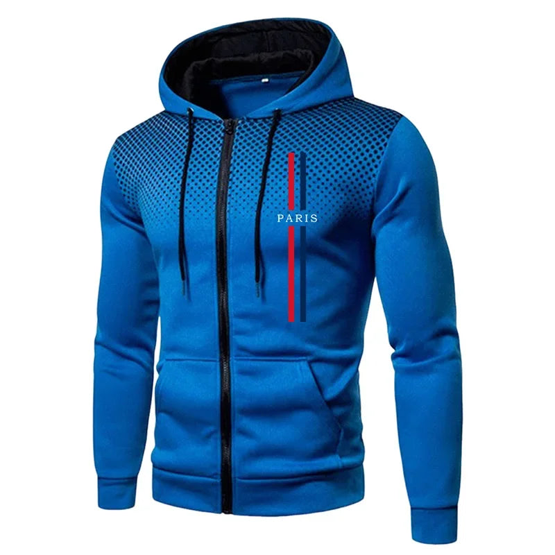 Men's Sports Set Zipper Hoodie + Pants 2piece Set Autumn Winter Daily Casual Training Jogging Suit Male Outdoor Fashion Outfits