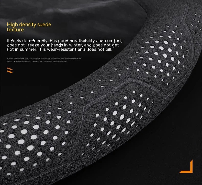 Chery Tiggo 3 4 5 7 7Pro 7 8 Plus Arrizo 7 GX 5x EQ7 Fulwin 2 A3 A5 Carbon fiber Suede Car Steering Wheel Cover Auto Accessories