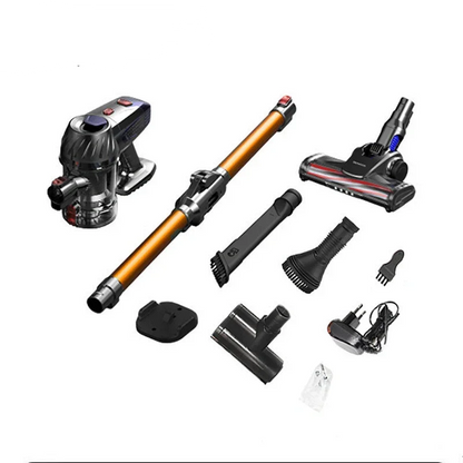 Cordless Stick Vacuum Cleaner with LED Light Foldable Handheld Vacuum Cleaner for Hard Floor Corner Window Shade Carpet Cleaning