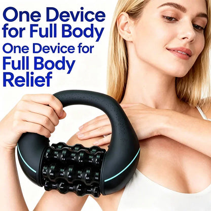 Mini 3-Speed Powerful Percussive Massager Rechargeable Deep Tissue Rolling Stick for Whole Body Muscle Recovery And Fatigue Reli