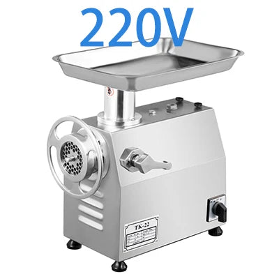 BABEJING Stainless Steel Meat Grinder Electric Household Chili Chopper Commercial Industrial Kitchen Tool for Grinding Meat