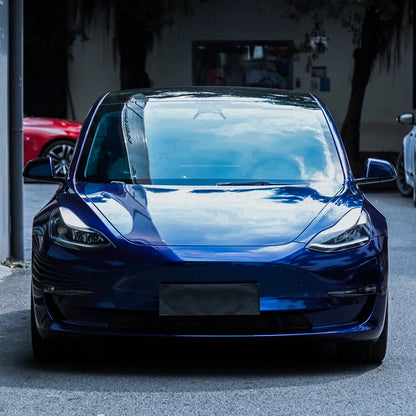 Premium PET Tanzanite Blue Metallic Vinyl Wrap Film for Cars Motorcycles Full or Partial Body UV-Resistant Removable Accessories
