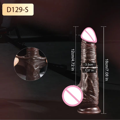 Super Realistic Dildo Sliding Foreskin Penis Penetration Anal Sex Toys Flexible Dick Dildos Sexy Adult Female Masturbation Toys