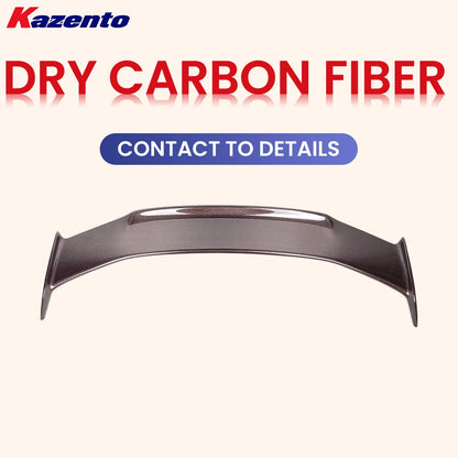 For Honda Type R FL5 2022+ MD Style Dry Hon Red Carbon Fiber Rear Trunk Spoiler Wing（Approximately 1.8kg heavy）