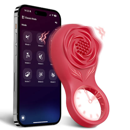 Vibrating Penis Ring Cock Ring for Men Penis Vibrator Scrotum Massager Clit Stimulator Adult Goods Sex Toy for Men and Couples