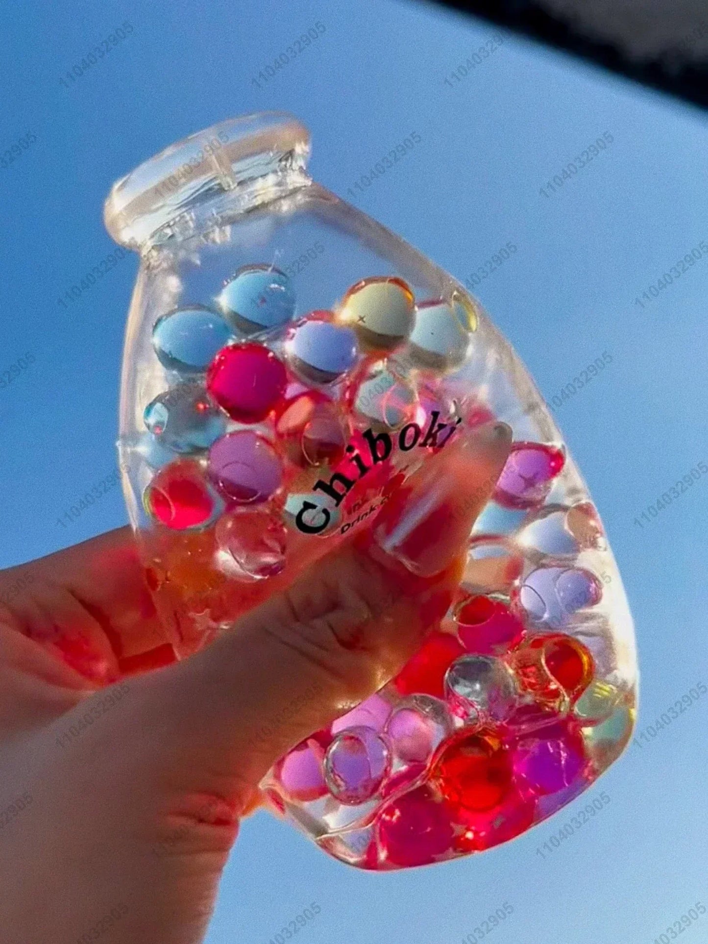 Marble Soda Bottle Fidget Toy Bottle Stress Ball Squishy Toy ASMR Sensory ADHD Autism Anti Stress Relief for Kids & Adult Gifts