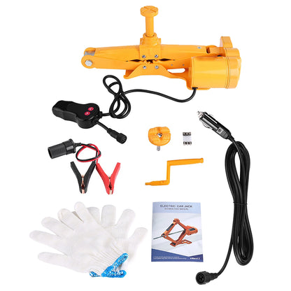 3Ton 12V DC Automotive Car Electric Jack SUV Van Lifting Garage Automotive Emergency and Maintenance Equipment