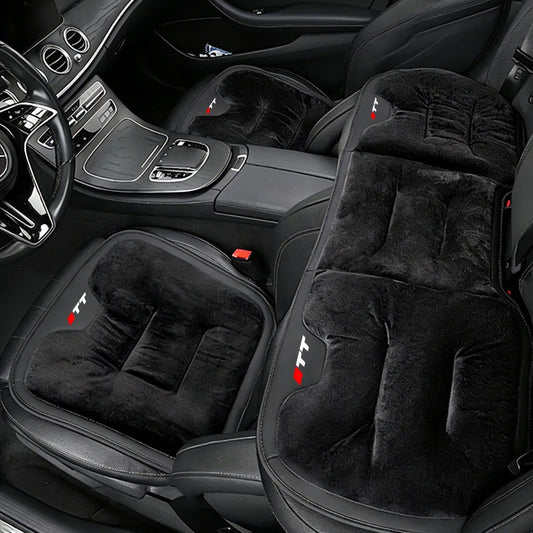 Car Seat CushionFor Audi TT Warm Flannel Thick Plush Universal Rear Seat Backrest Protector Cover