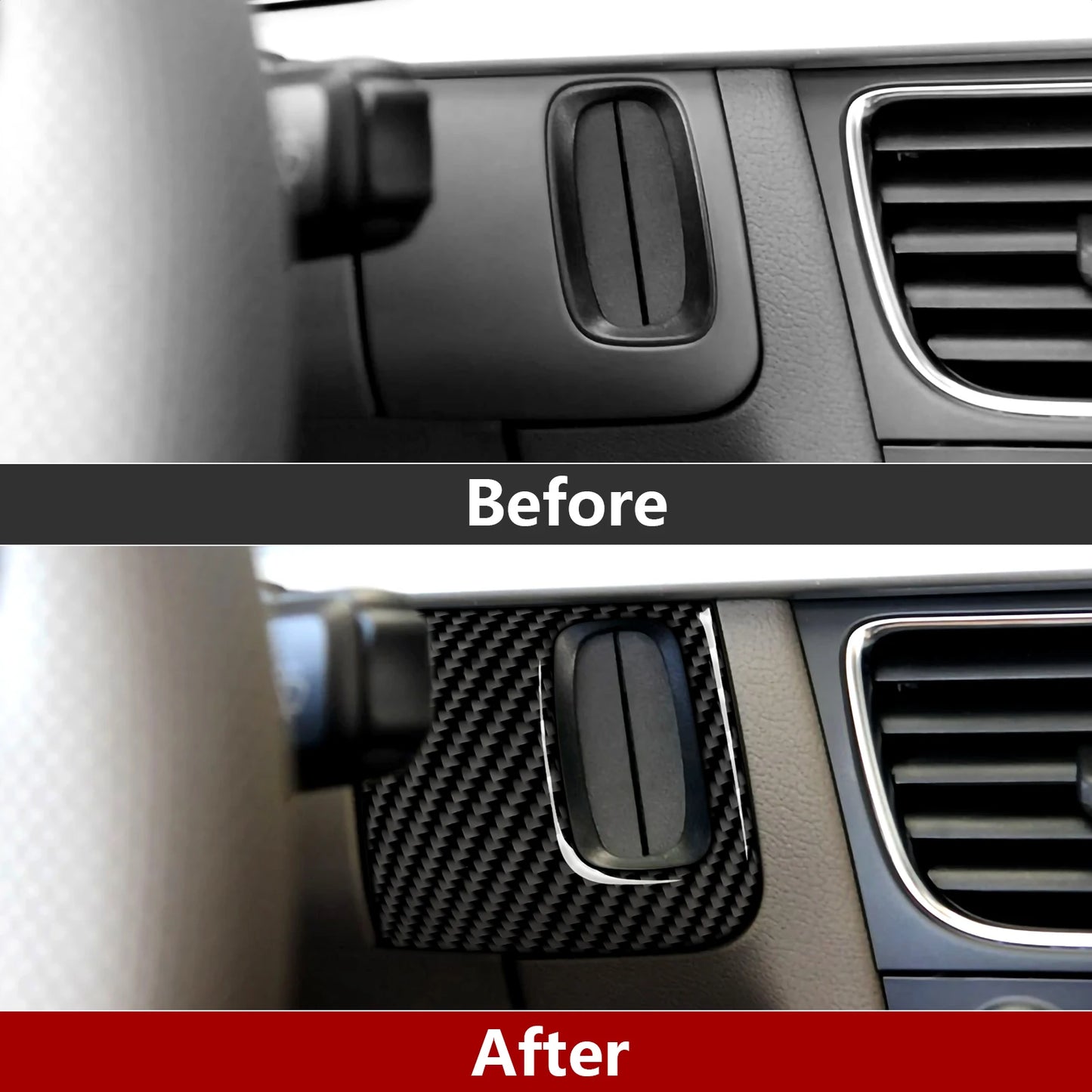 Car Center Console Gear Shift Panel Set, For Audi A4 S4 RS4 A5 S5 RS5 (2007-2016) Carbon Fiber Interior Sticker Trim Accessories