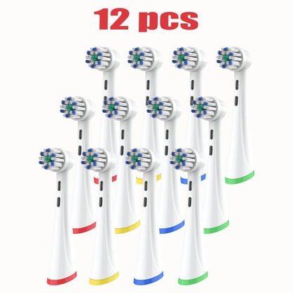 iO Replacement Brush Heads Compatible with Oral B IO 2/3/4/5/6/7/8/9/10 Electric Toothbrush, Cross Clean Toothbrush Head Refill