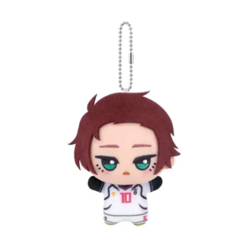 Anime Blue Lock Vol.9 Vol.10 Rin Itou Bachira Meguru Cosplay Plush Doll Fluffy Maumet Pendant Toys Gifts