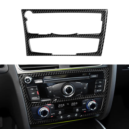 Car Center Console Gear Shift Panel Set, For Audi A4 S4 RS4 A5 S5 RS5 (2007-2016) Carbon Fiber Interior Sticker Trim Accessories