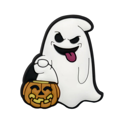 1/40pcs Halloween Shoe Charms Ghost Pumpkin Shoe Decorations Accessories Funny Sandals Pins Gifts for Women Kids Clog Buckles