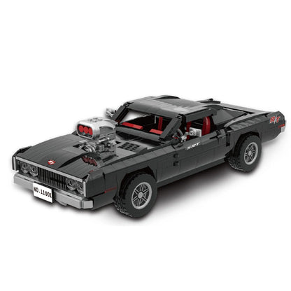 Retro Building Block Toy Dodge Challenger R/T Sports Car Building Block Toy Set 943Pcs Boy Toy Birthday Gift Christmas Gift