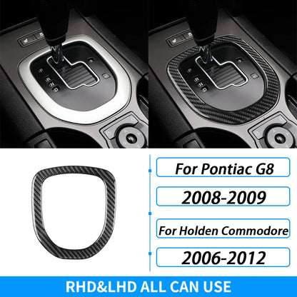 For Pontiac G8 2008-2009 For Holden Commodore 2006-2012 Carbon Fiber Gear Shift Frame Panel Trim Cover Car Accessories Sticker