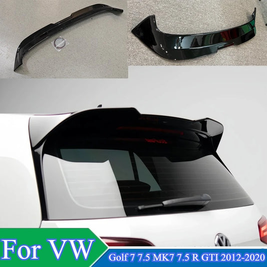 For VW Golf 7 7.5 MK7 7.5 R GTI GTD R-LINE E-GOLF 2012-2020 Oettinger Style Rear Roof Spoiler Wings Body Kits Tuning Accessory