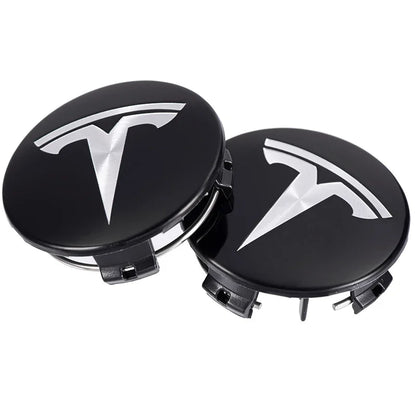 for Tesla Model Y X S Original Auto Accessories 4pcs/set 56mm Tesla Model 3 Model Y Original Covers Hub Caps Wheel Center Caps
