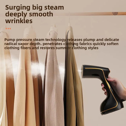 Handheld garment steam iron 1800W 3-level adjustment rapid heating steam iron portable suitable for home and travel use