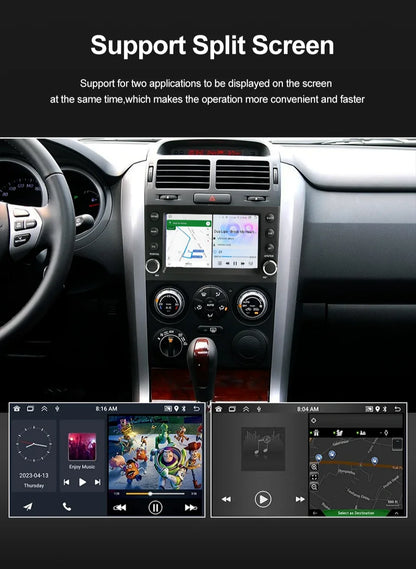 Android Car Radio 7' Multimedia Wifi GPS for Suzuki Grand Vitara 3 2005-2015 with Carplay AndroidAuto Stereo