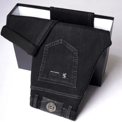 Autumn Winter Men's High-quality Slim Straight-leg Jeans Light Bussiness Casual Fashion Slimming Comfortable Style Male Trousers