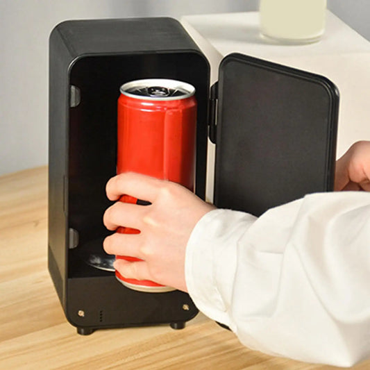Portable Mini Fridge, Coffee Water Milk Cooler and Warmer, for Bedroom Dorm Car Laptop PC Computer