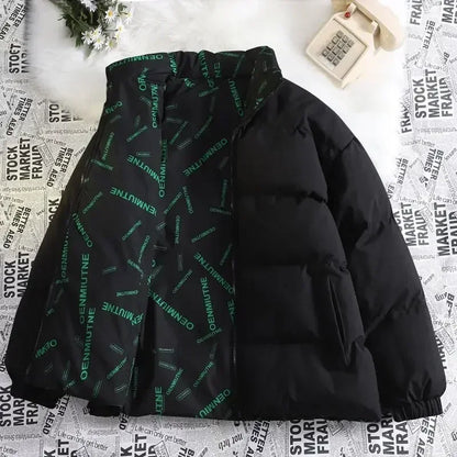 Winter Coat for Men Loose Down Jacket Man Pink Deals On Offer Original Brands Stylish High Quality Luxury Designer Harajuku Y2k