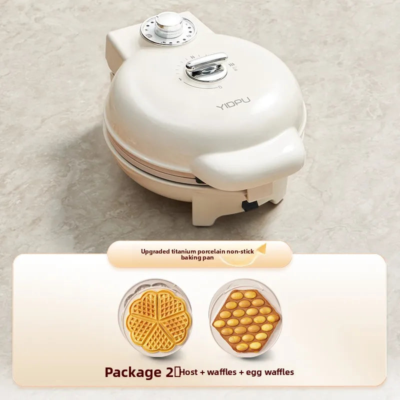 220V Yidepu Multifunction Electric Pancake Maker Timer Temperature Control Waffle Iron Double Sided Grill  Breakfast Machine