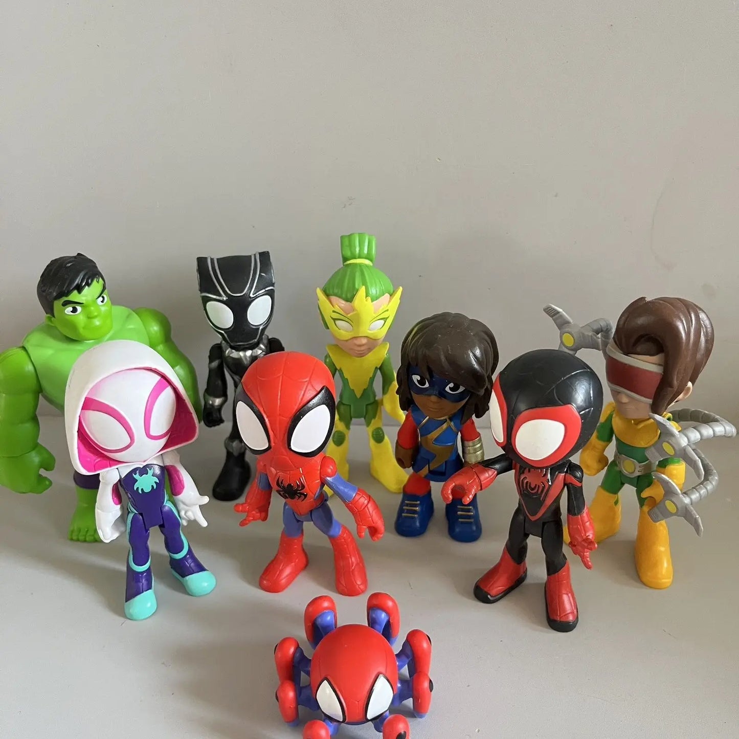 Spidey And His Amazing Friends Action Figures Anime Spiderman Legends Figurine Set For Kids Birthday Holiday Gift