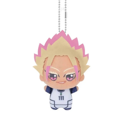 New Anime Blue Lock Vol.7 Hiori You Isagi Yoichi Cosplay Plush Doll Fluffy Maumet Pendant Puppet Keychain Keyring Charm Gifts