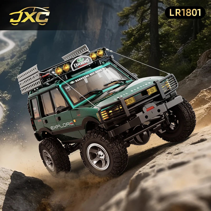 1/18 Full-Size LR1801 Professional Remote Control Car 2.4 GFour-Wheel Drive Simulated Off-Road Climbing Car Model Outdoor Toy