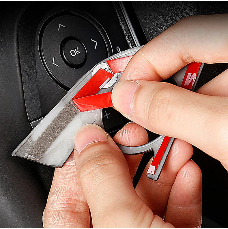 For Toyota Camry XV70 70 2018 2019 2020 2021 2022 2023 ABS Car Steering Wheel Button Panel Trim Cover Decorative Sticker