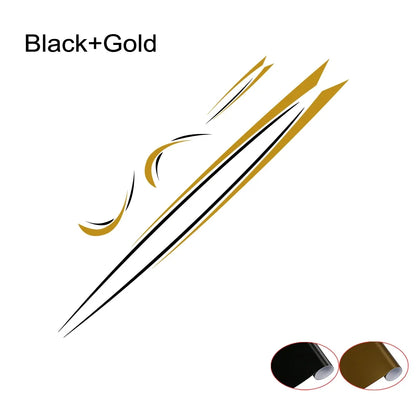 Car Body Side Stickers Graphics Stripes Decal For Camper Van Rv Motorhome Minivan Cargo Panel Trunk Bus Auto Para Accessories