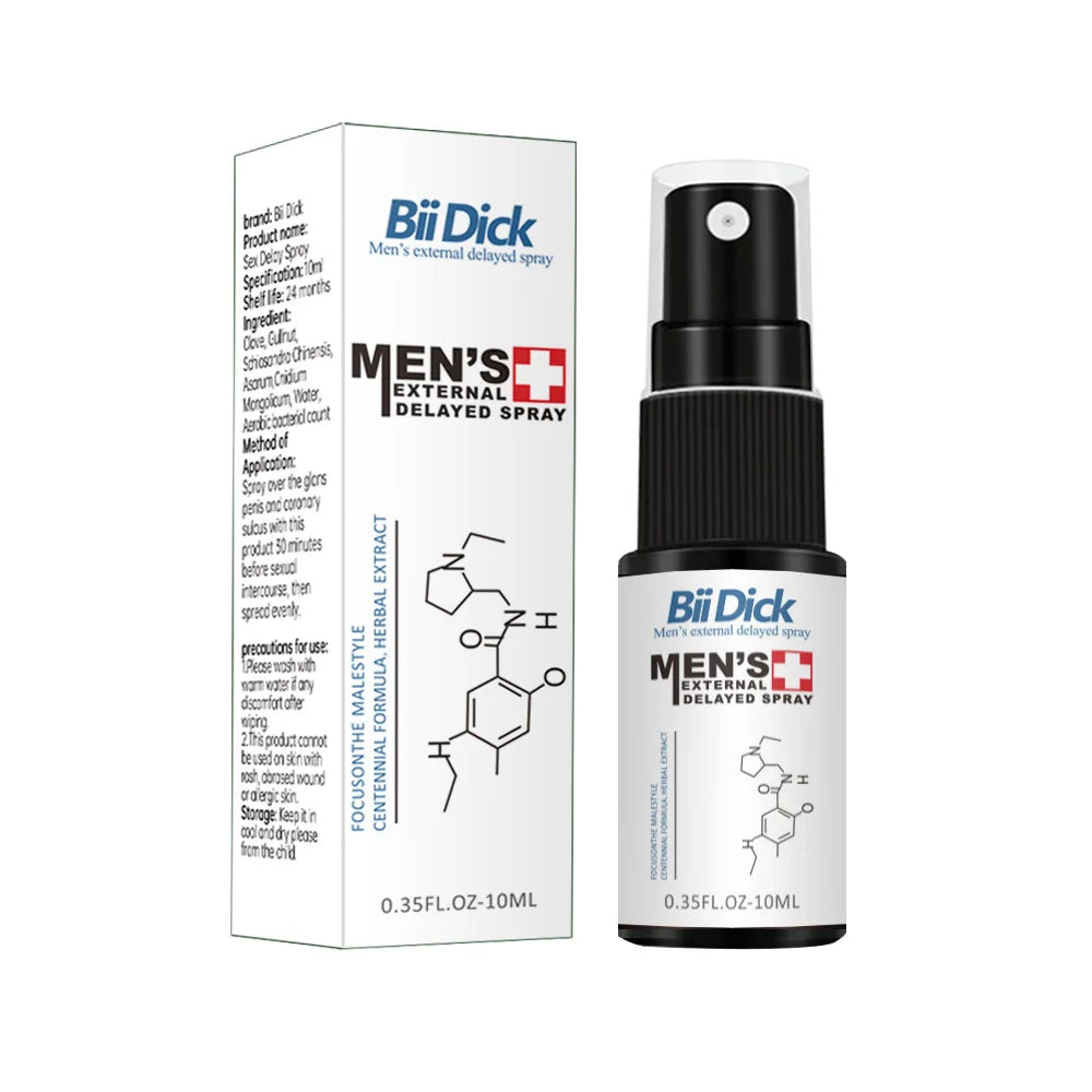 Men's Sex Spray Man Long Lasting 60 Minutes Without Ejaculation Spray for Men Premature Ejaculation Fast Erection Adult Product