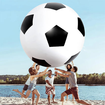 Outdoor beach, grassland, entertainment, inflatable soccer game, environmentally friendly, thickened three color PVC big ball