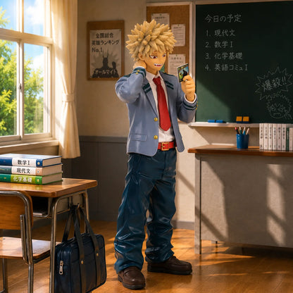 Katsuki Bakugo, My Hero, Anime Figure, Anime Merchandise, Anime Merch Gift for Friends Birthday, Anime Character Statue Ornament, Desktop Ornament, Pc Desktop Ornament, Collectible Figurine, Holiday Gift, Small Gift