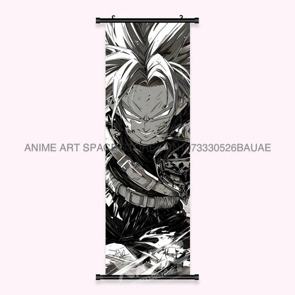 Dragon Ball Anime Wall Artwork Canvas Mural Scrolls Pictures Anime Character Son Goku Hanging Painting Poster Home Decoration