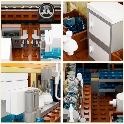 Technical Breaking Bad RV Adventure Camper Bus Car Model Building Blocks Fit Car Vehicle Assemble Bricks Toys For Boys Avid Fans