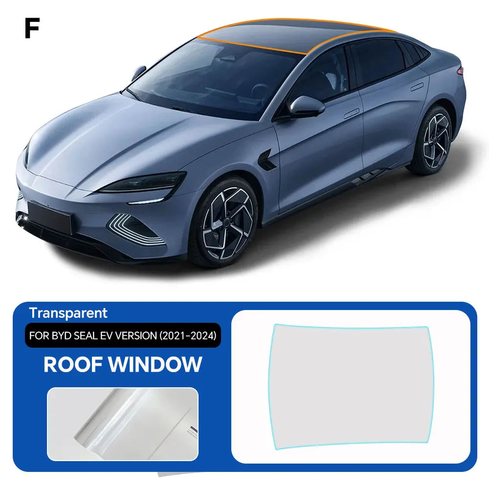 For BYD Seal EV Version 2021-2024 PPF Car Film 9Mil Pre-Cut Paint Protection Film TPU Invisible Anti-scratch Vinyl Wrap Film