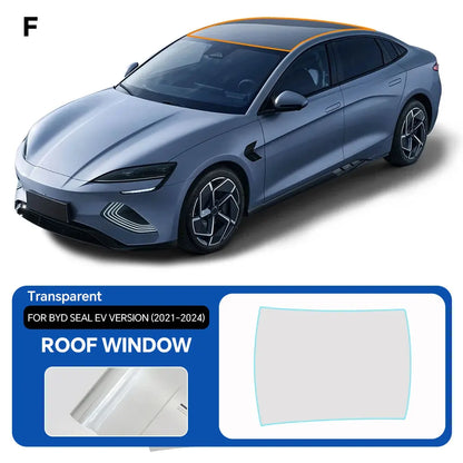 For BYD Seal EV Version 2021-2024 PPF Car Film 9Mil Pre-Cut Paint Protection Film TPU Invisible Anti-scratch Vinyl Wrap Film
