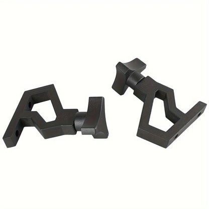 2pcs Adjustable Jack Mounting Bracket for Jeep Wrangler JK 07-18 Car Jack Tube Mount Bracket Black Easy Installation