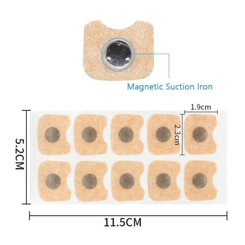 10/30/60/90/150Pcs Nose Breath Patch Magnetic Suction Iron Nasal Strips Increase Air Improve Sleep Quality Reduce Snoring Tools