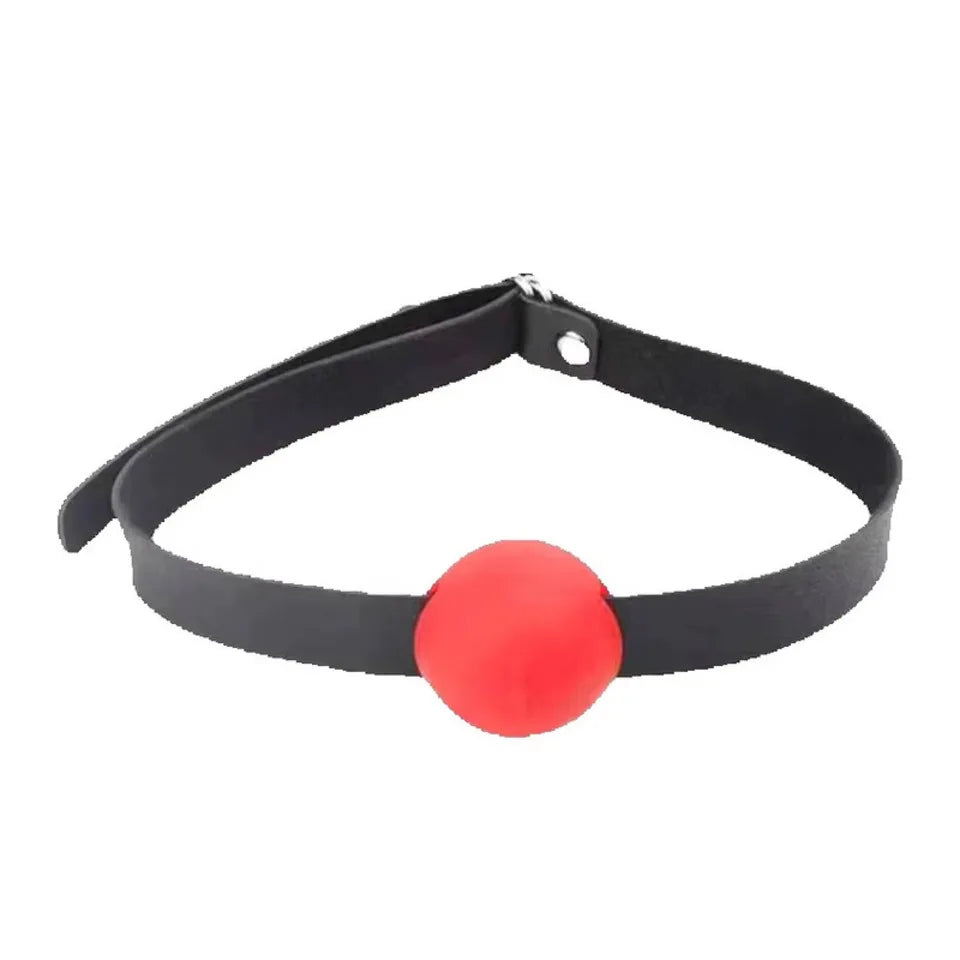 SM Adult Sex Toy For Both Men And Women, Leather PVC Mouth Ball Prop, Couple Sex Training Product, Tool And Toy