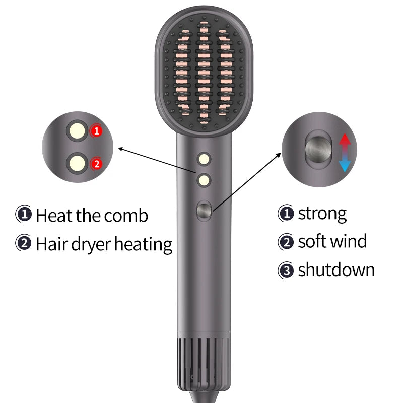 New Professinal Hair DryerNegative Ion Blow Dryer Leafless Hairdryer Salon Home Constant Temperature Hair Care