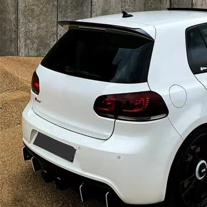 For Volkswagen 2010-2013 Golf 6 GTI MK6 GTI R20 Hatchback Car Rear Roof Spoiler Wing Rear Trunk Lip Spoiler Accessories Body Kit