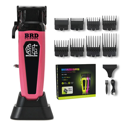BRDCLIP 7500RPM Brushless Motor Professional Hair Clipper Barber Hair Cutting Machine Kit Salon Hair Trimmer for Men 106 078