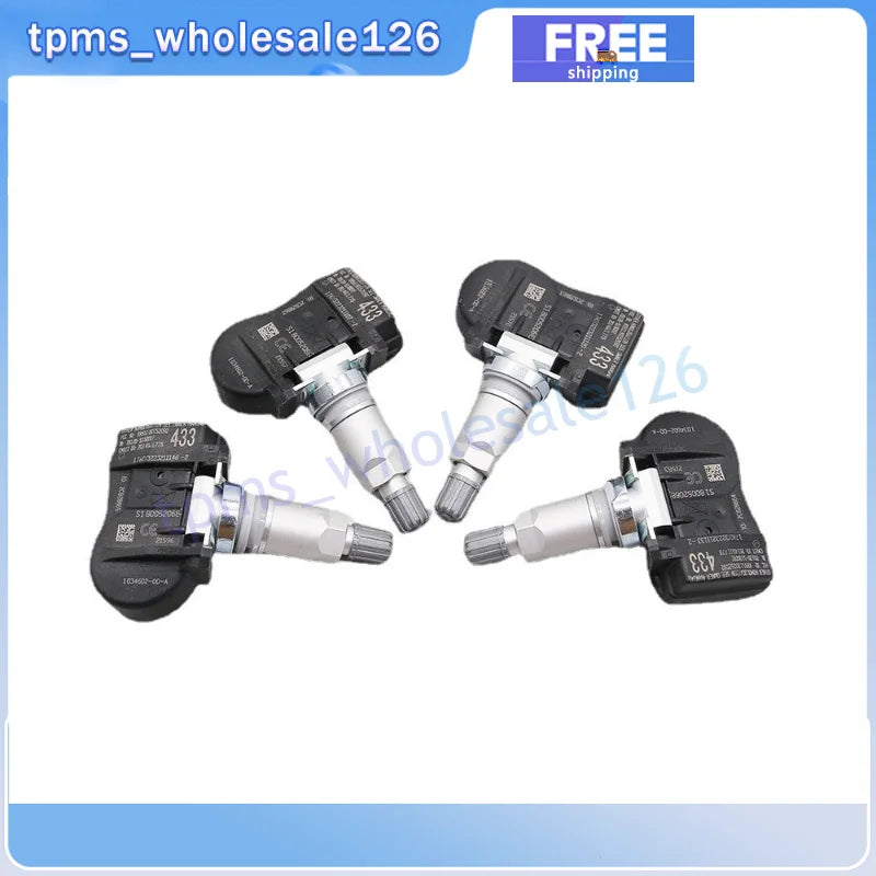 1034602-00-A Tire Pressure Monitor Sensor 4PCS For 2017-2020 Tesla Model 3 S X TPMS 433MHZ 103460200A 1034602-00-C 1074812-00-B