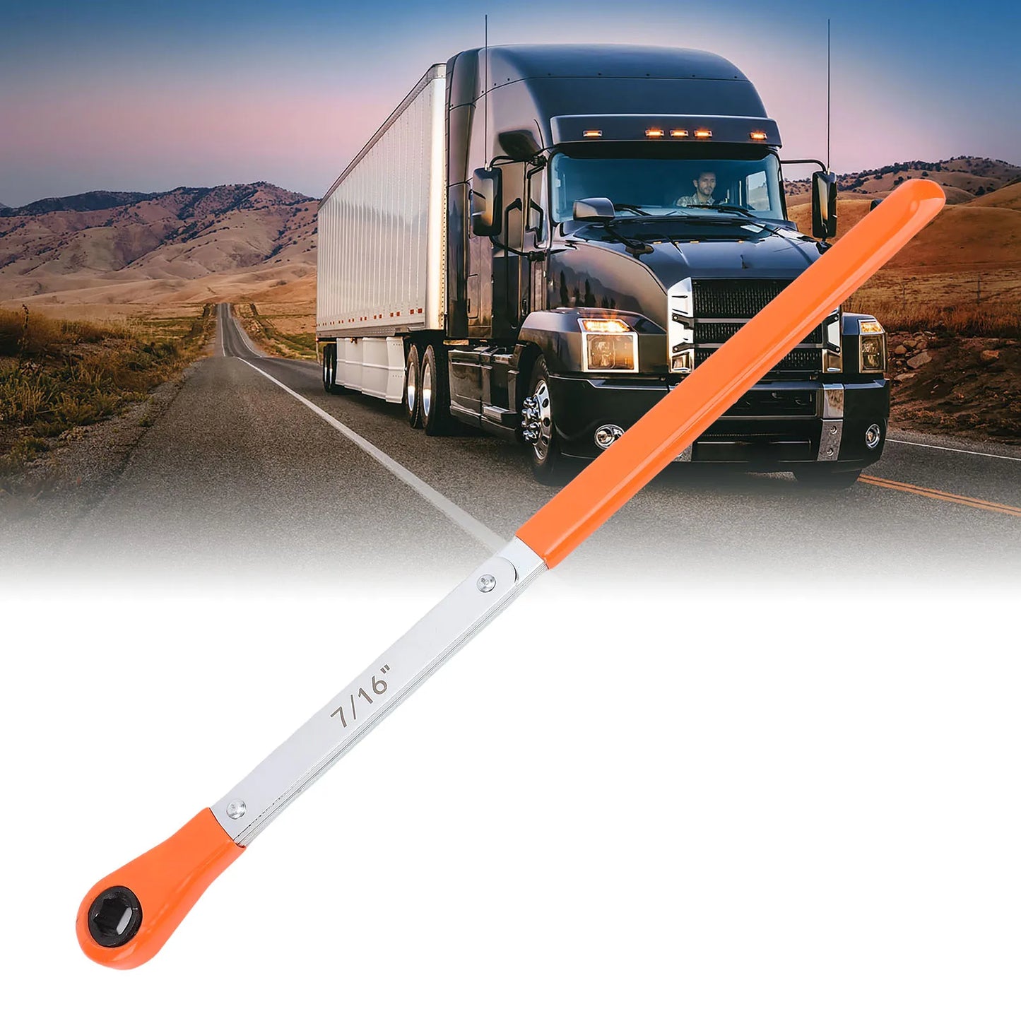 Automatic Slack Adjuster Tool Slack Adjusting Wrench Comfortable Grip Flexible  Brake Adjustment for Heavy Duty Trucks
